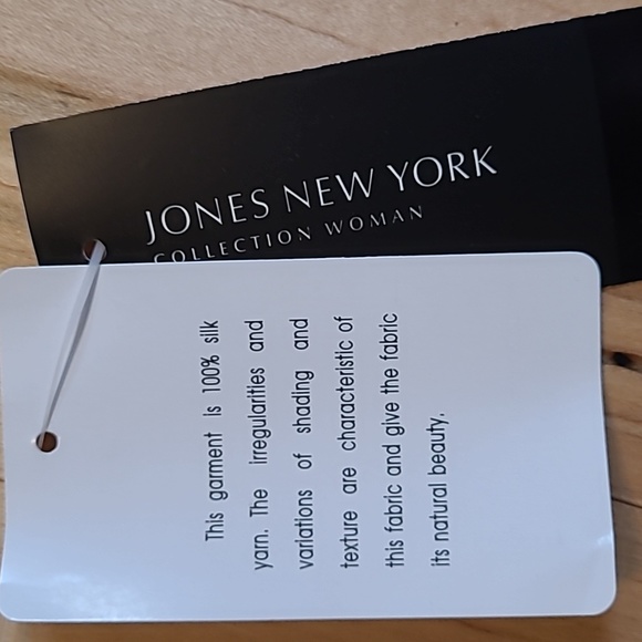 3X NWT SILK 100% Jones New York fully lined blouse - Picture 2 of 8